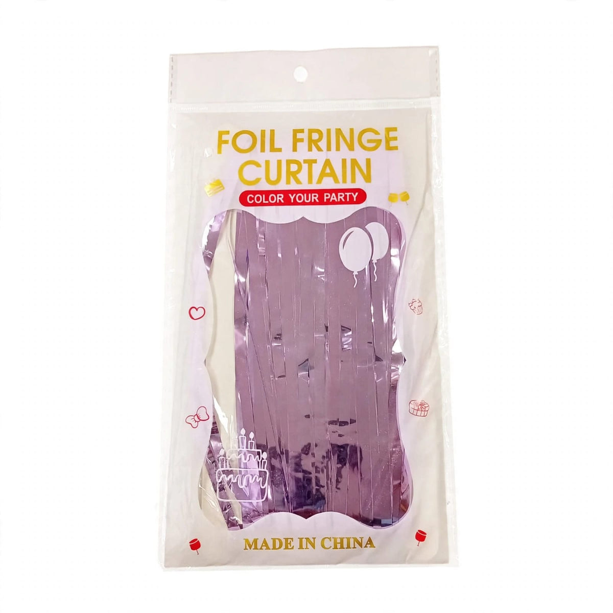Cortina Foil Fringe Metalizada - Color Your Party 1x2m