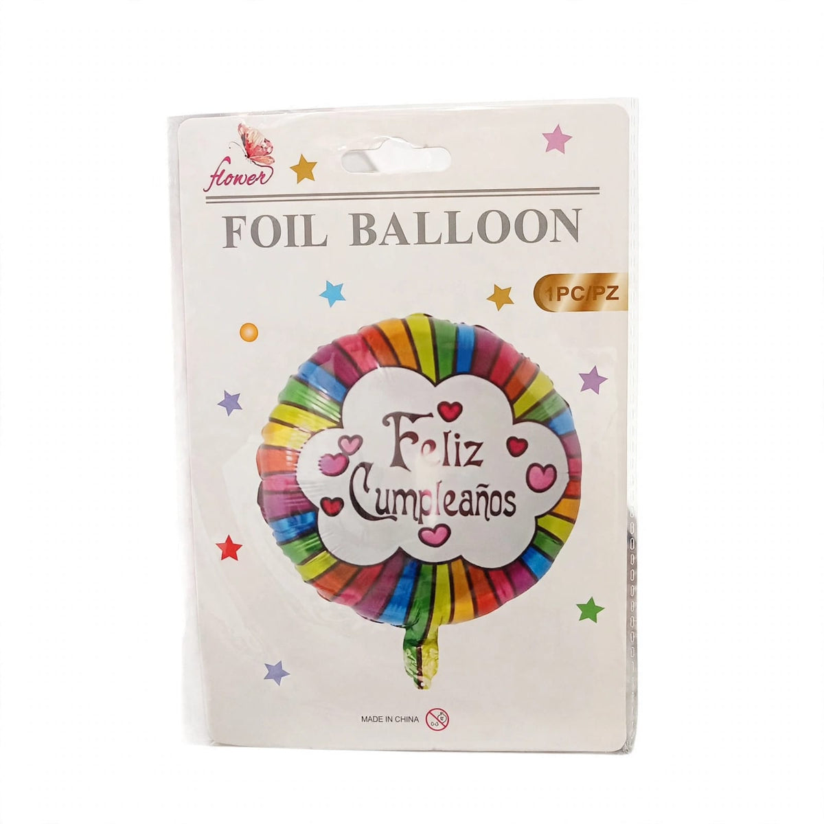 Globo Foil Estrella 18" Happy Birthday