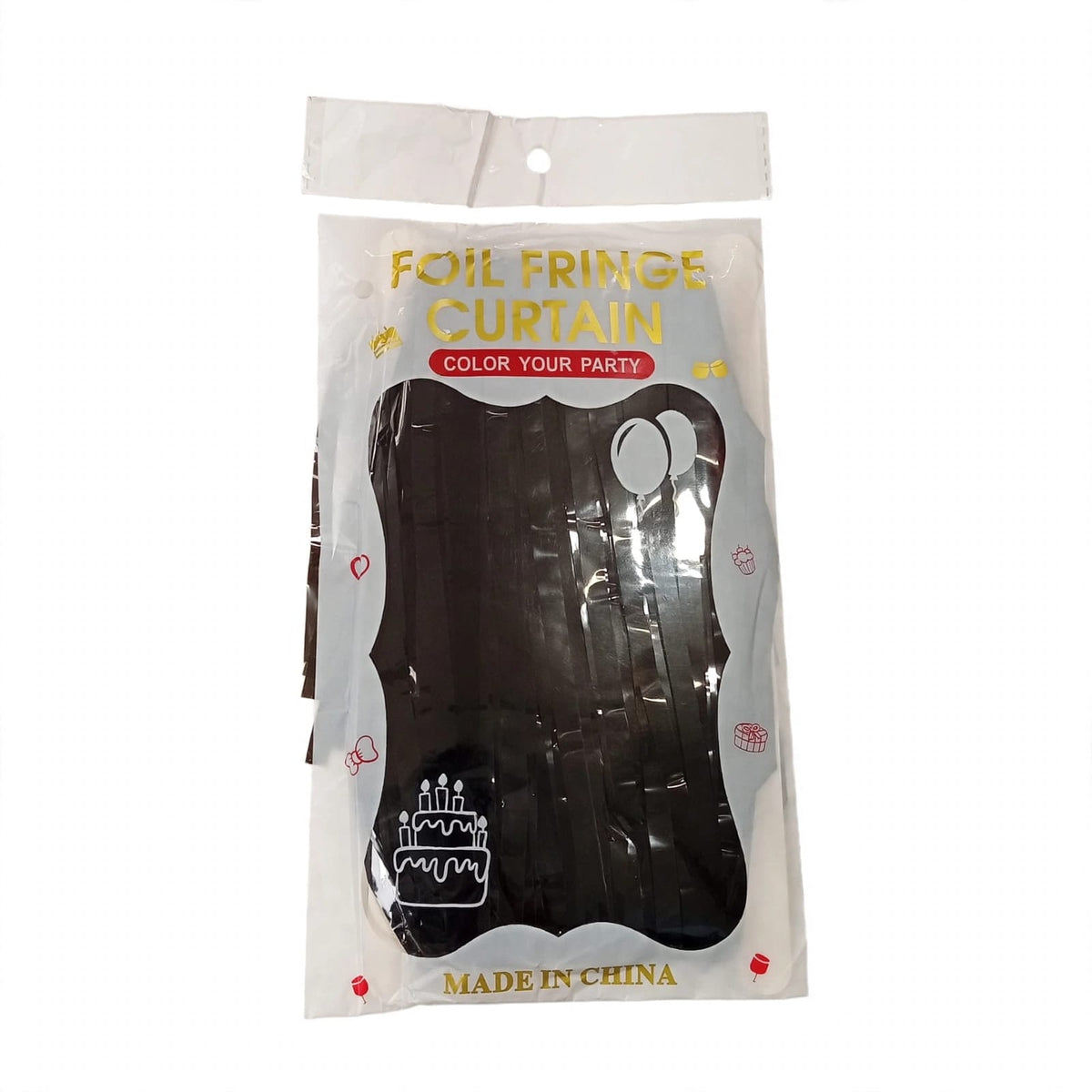Cortina Foil Fringe Metalizada - Color Your Party 1x2m