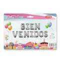 Globo Foil Metalizado BIEN VENIDOS Azul 40cm - 11 Piezas