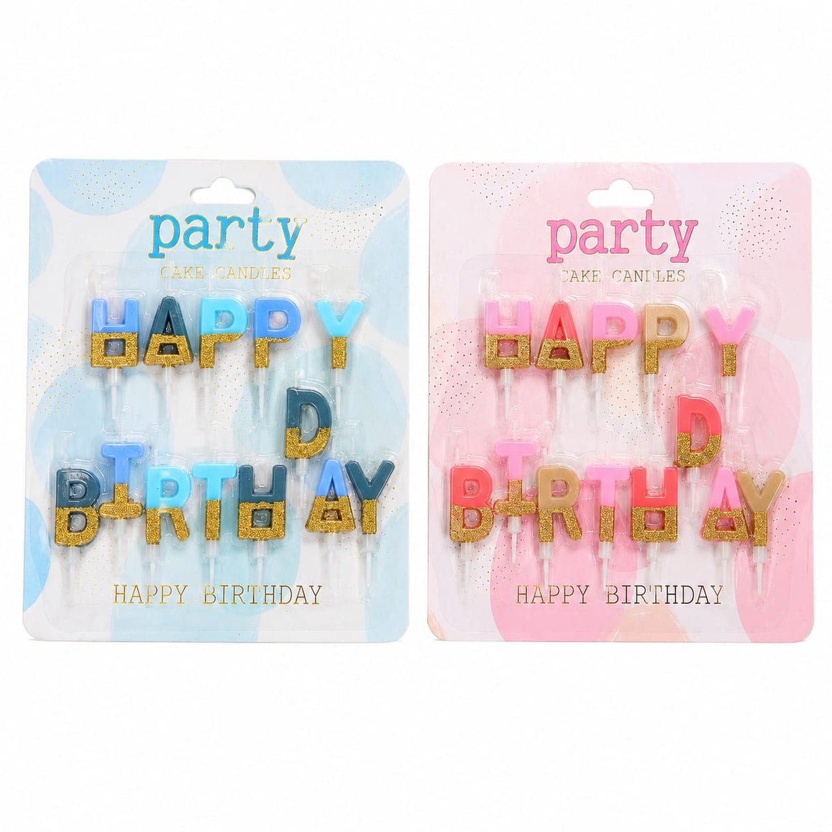 Velas Happy Birthday para Pastel