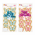 Set Decoración Pastel Mariposas + Topper Feliz Cumpleaños - 11 piezas