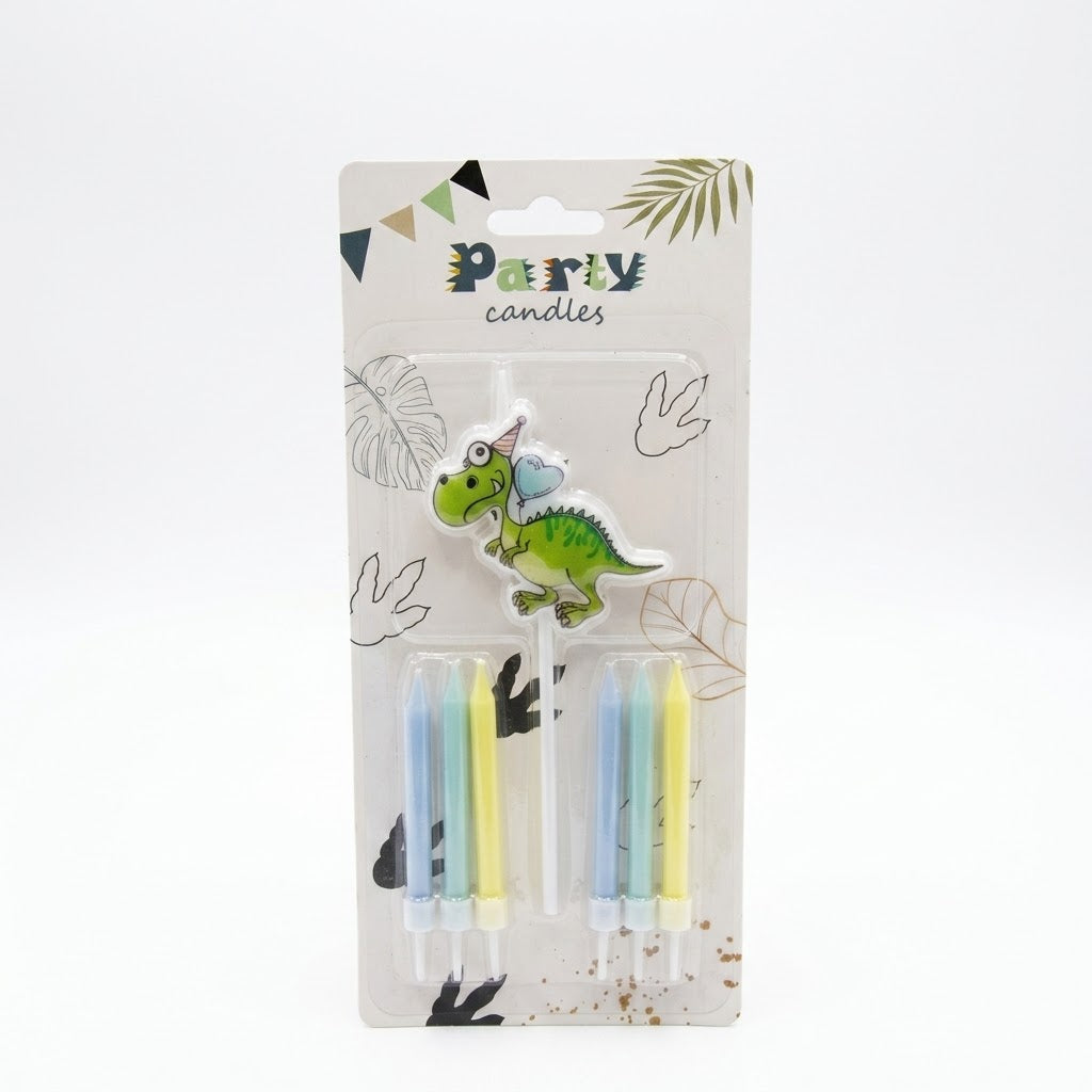 Set de Velas de Dinosaurios
