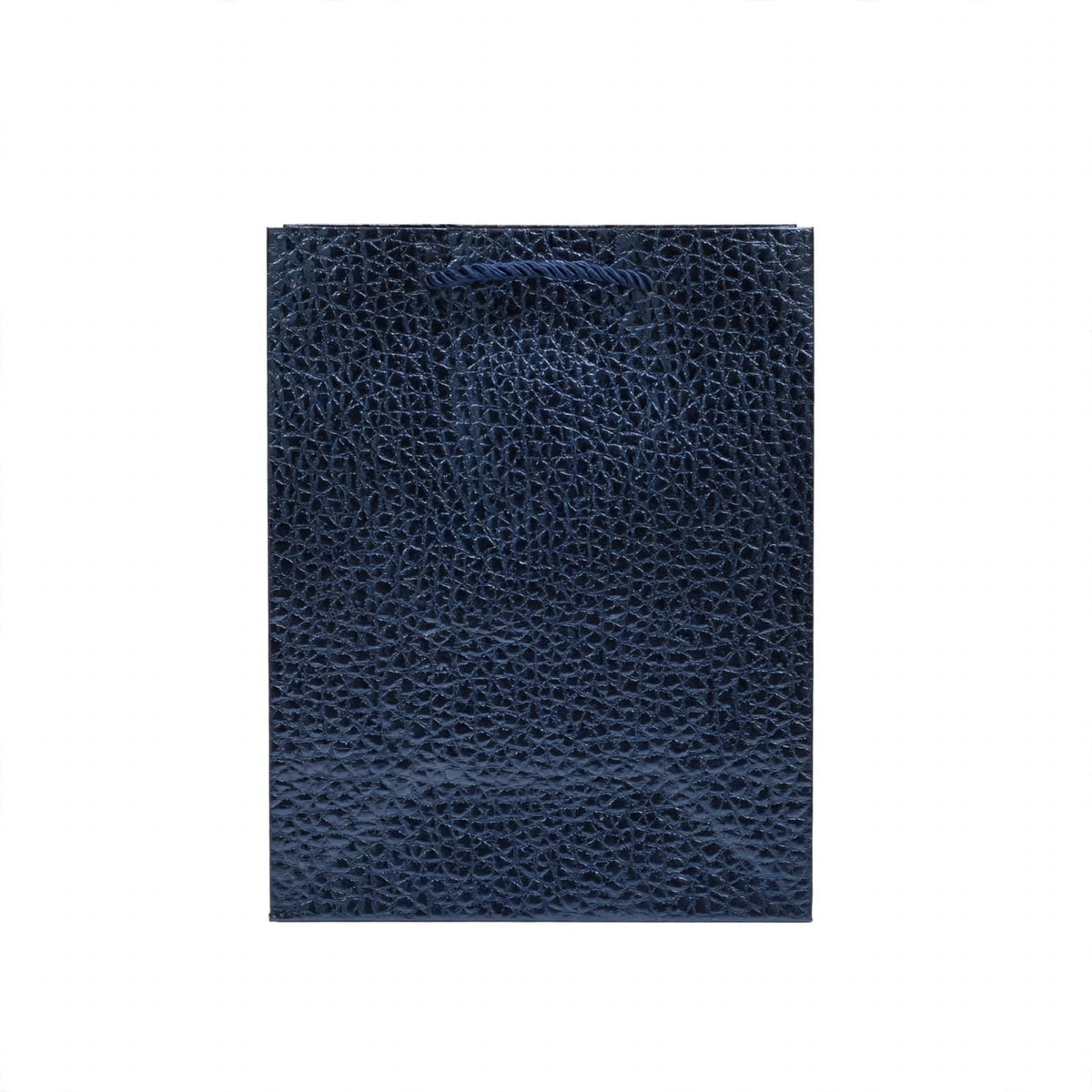 Bolsa Azul Marino Metalizada  Pequeña