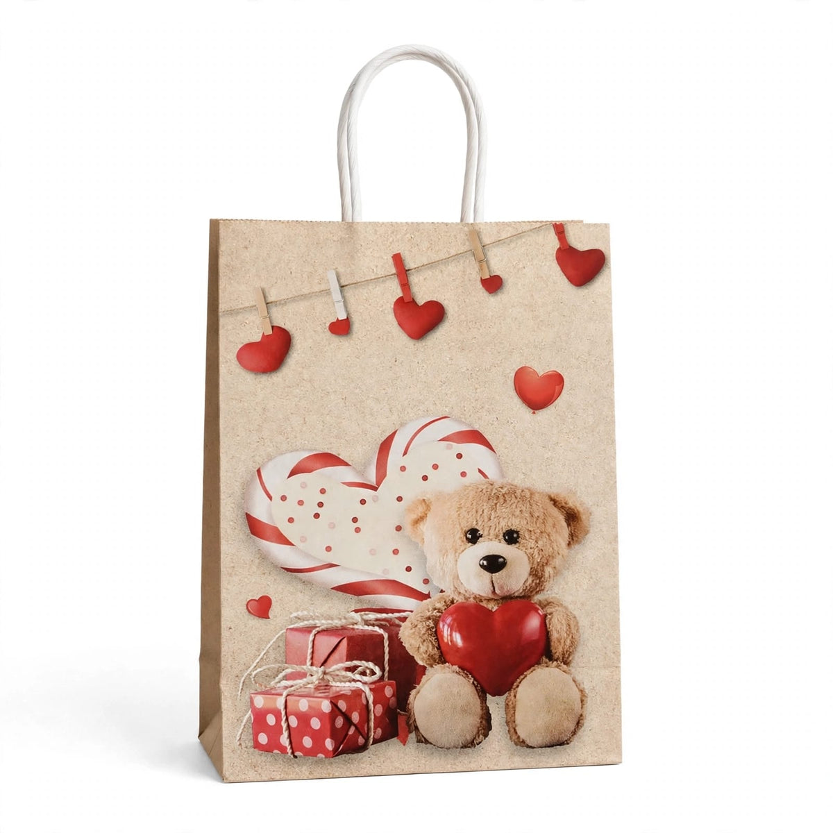 Fundas kraft con texto
