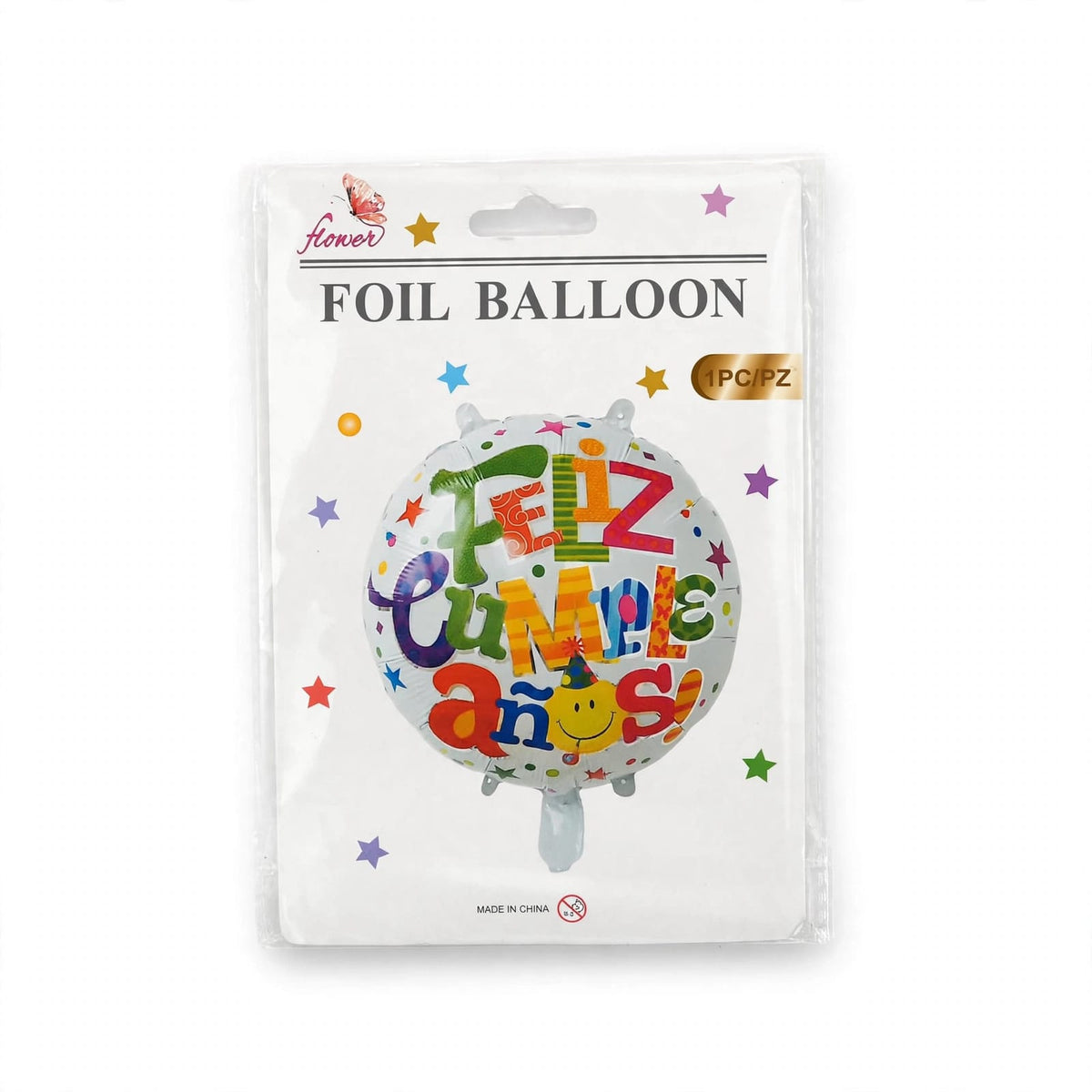 Globo Foil Estrella 18" Happy Birthday