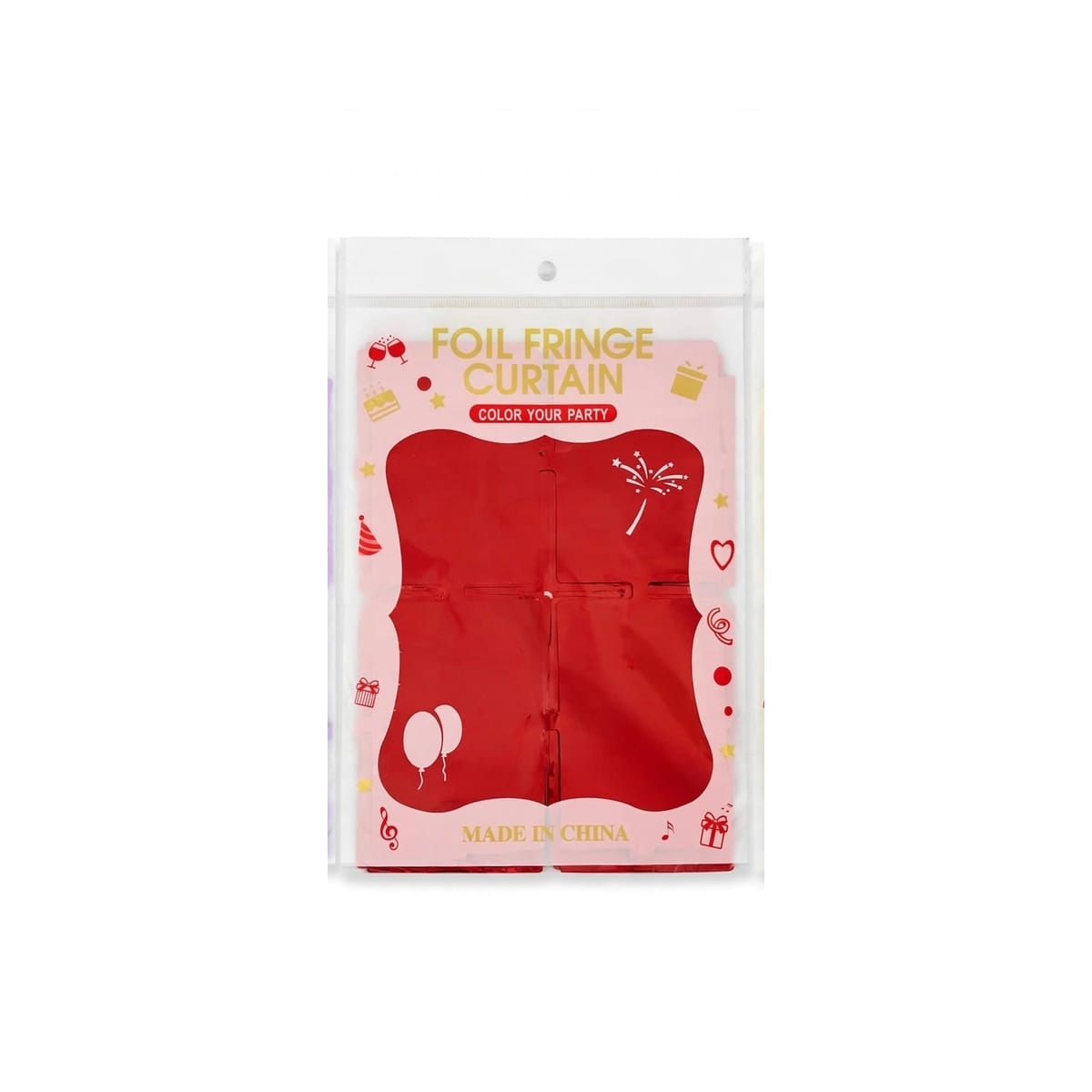 Cortina Metalizada cuadrada